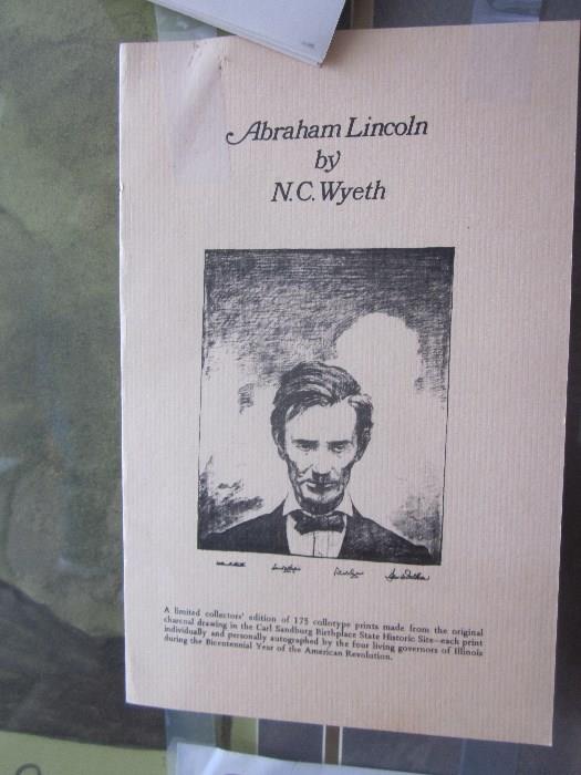 Abraham Lincoln by N. C. Wyeth,  