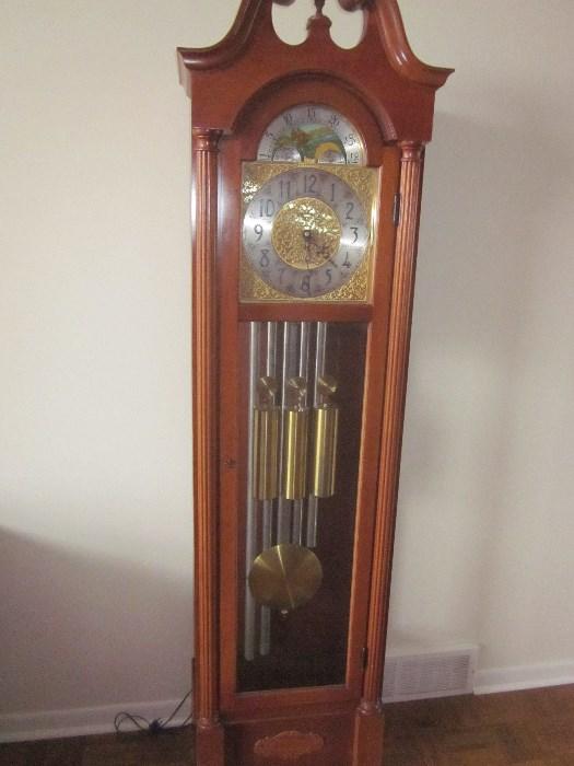 Revere Grandfather Clock, Electric  Quartz movement