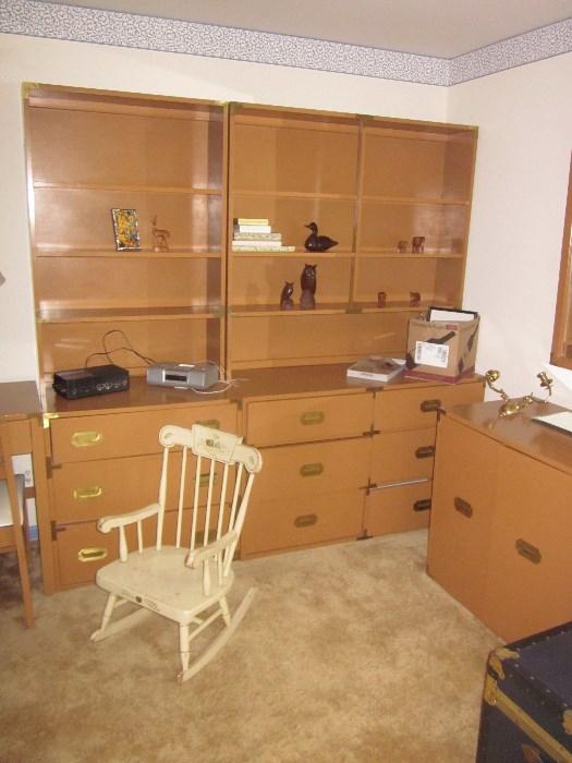 Matching Chests with hutch, cabinet, mirror, desk, nightstand