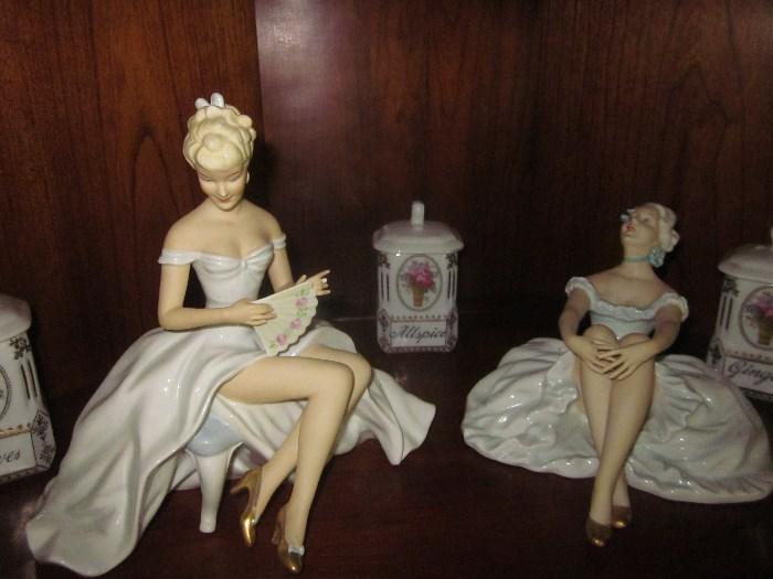 Porcelain figurines
