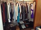 Men's clothes, closet full