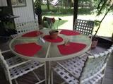 Patio furniture, excellent condition , always in screen porch 