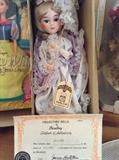 Bradley doll, Arlene with certification, in box 