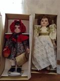 Collector dolls, new in box
