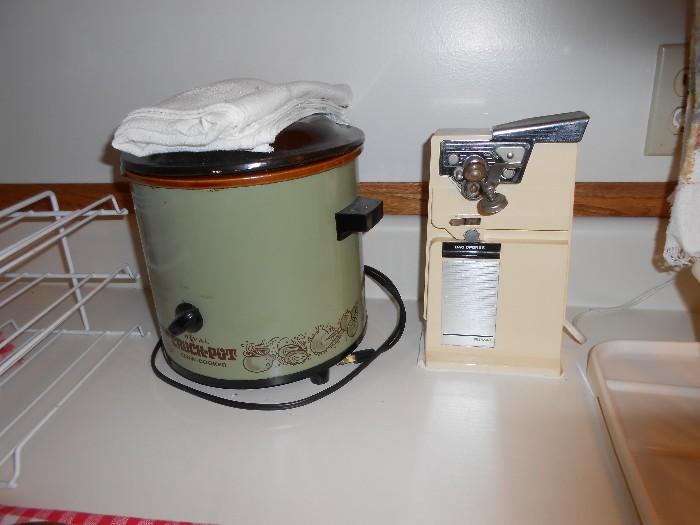 Crockpot, electric can opener