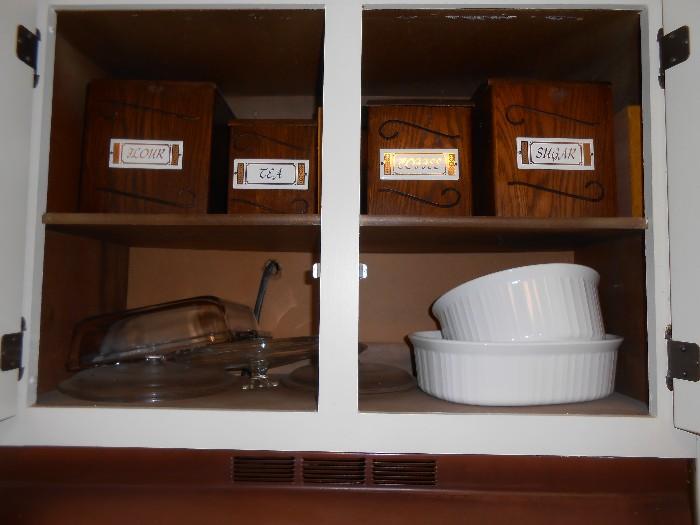 Cannisters and Corningware