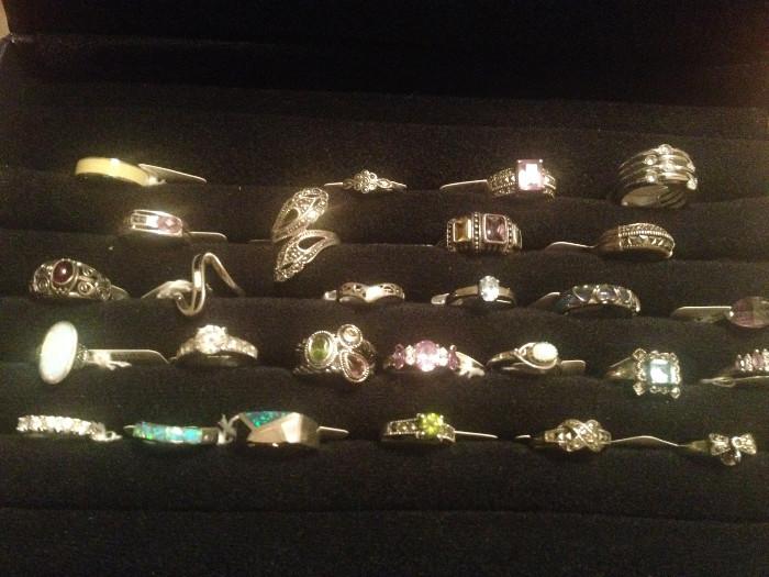 Fine Jewelry, Many Size 7 rings