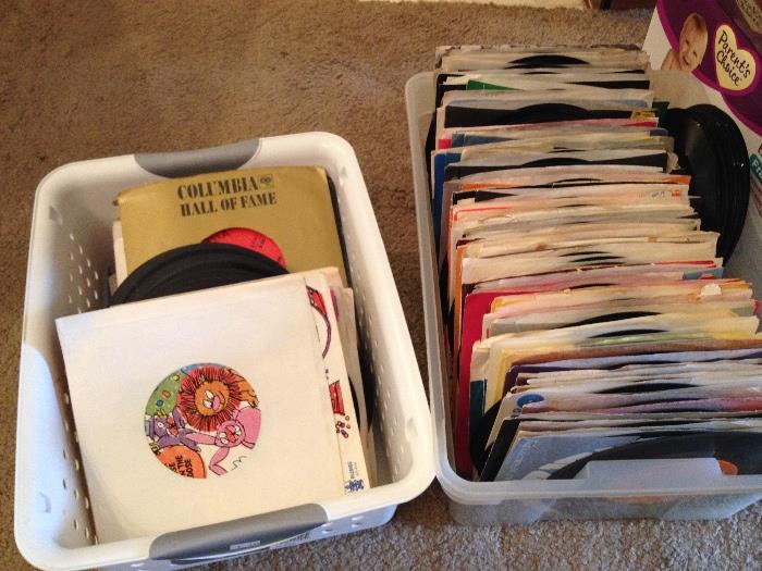 Collection of 45's