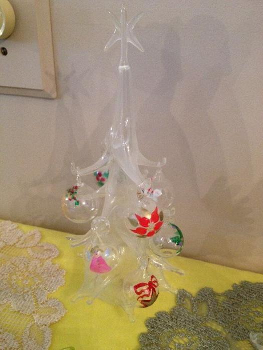 Murano/Italian glass Christmas tree