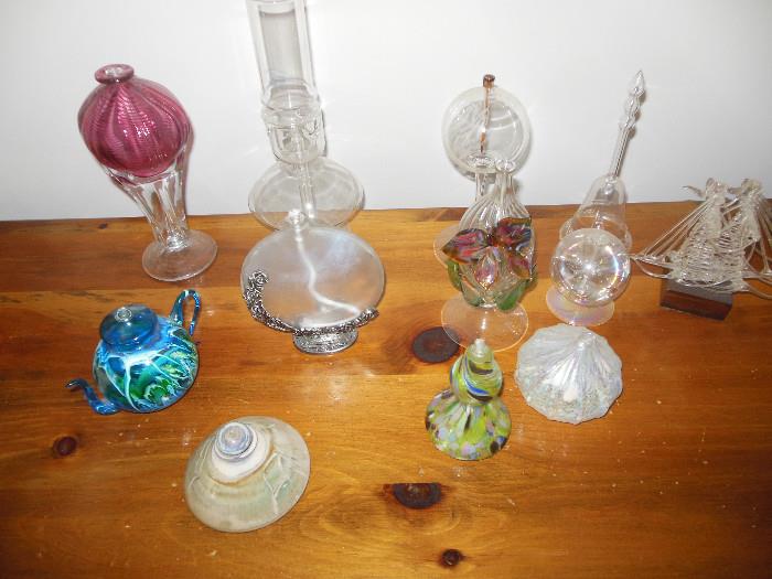 Art Hand Blown Oil Glass Lamps