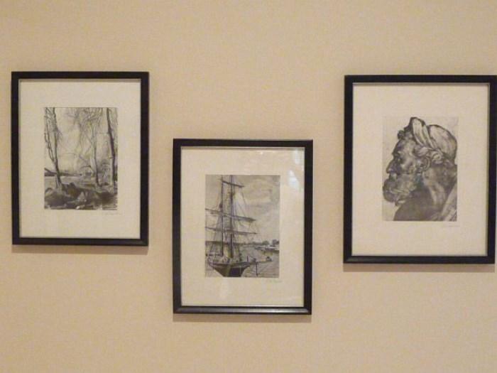 FRAMED D'AMICO ETCHINGS ~ ITALY 