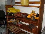 Some of the vintage trucks