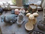 Sampling of Garden Figurines - Lots More of Gardening Supplies!!!!!!!!!!!!!!!