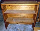 Pine Wood Adjustable Shelf Unit