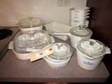 Corningware, Chrome Canisters and More