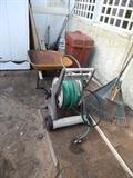 ONE OF TWO HOSE REELS