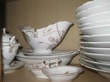 Large lovely set of Haviland Limoges, one of the nicest I have seen: Gravy Boat, Sauce Boat, Service for 10 - 12, Platters, large Coffee Pot, etc.