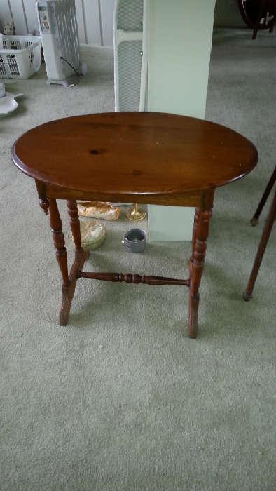 Lamp Table with Drawer ca 1880