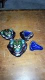 Cloisonne Frogs