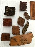 Carved Wood Fabric/Wallpaper Stamps