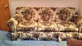 N.C. solid built sofa. excellent condition. Don't want flowers? Pick up a slip cover and make it your own.