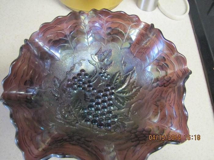 Perfect Carnival Glass Bowl