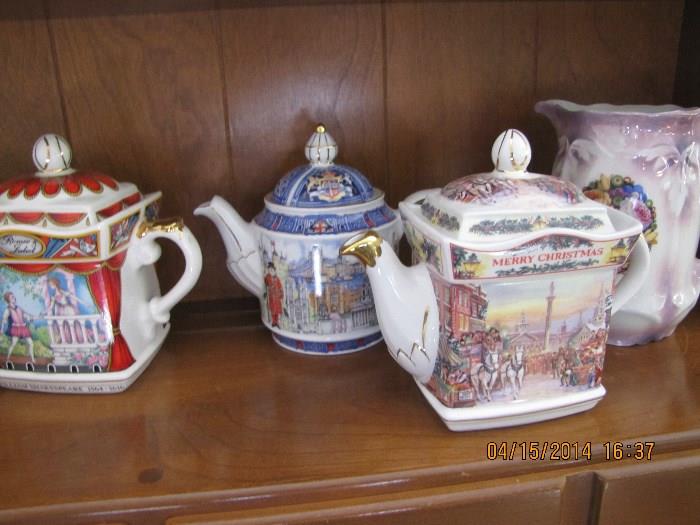 Collection of James Sadler Teapots