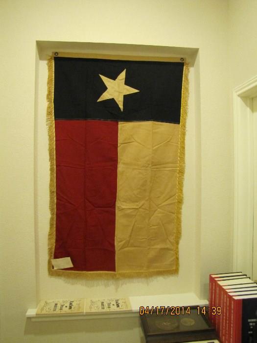Texas Flag That Flew Over The Alamo Very Old
