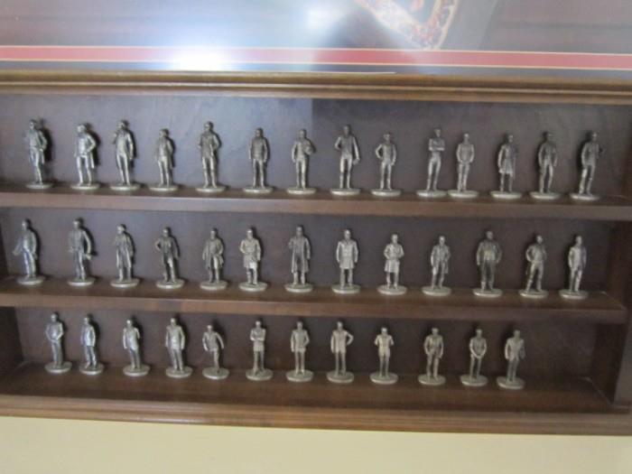 Danbury Mint Collection of the Presidents up to Reagan
