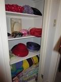 Ladies hats and linens