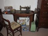 White sewing machine