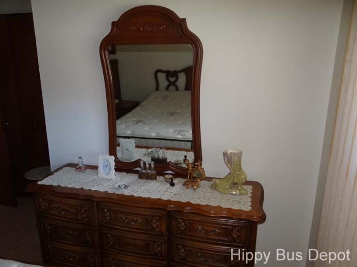 1970's Broyhill Dresser and Mirror