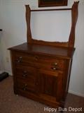 1850's Eastlake Walnut Dry Sink