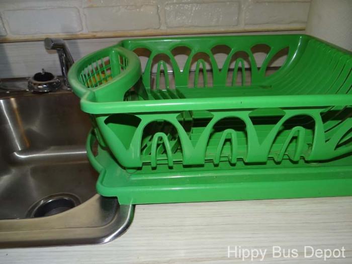 Apple Green RETRO 1960's Dish Tray Set