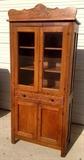 Antique American oak kitchen cupboard