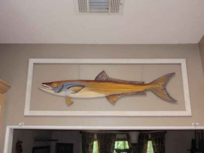 Hand Painted wooden fish