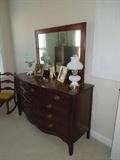 In Excellent Condition, Duncan Phyfe Bedroom Suite, 2 Fenton Lamps
