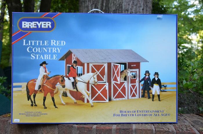 Breyer's Little Red Country Stable. Box has not been open. Sunday price ... $75