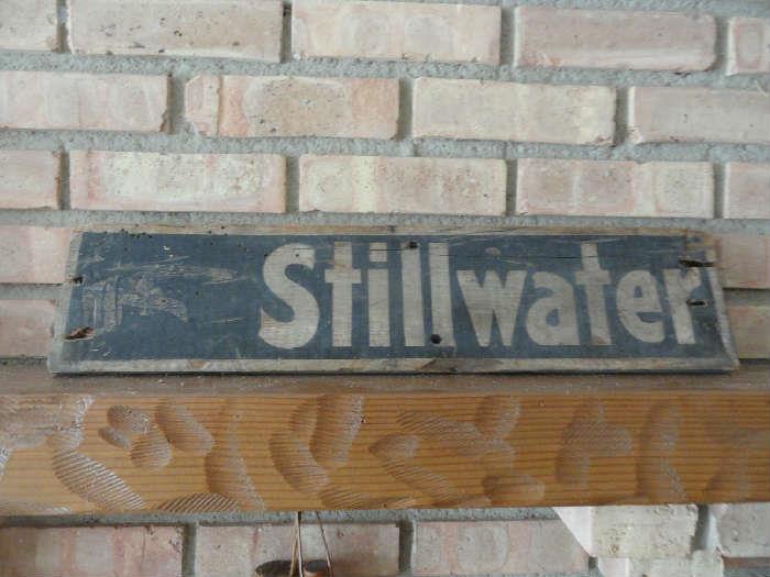 Antique Stillwater Sign