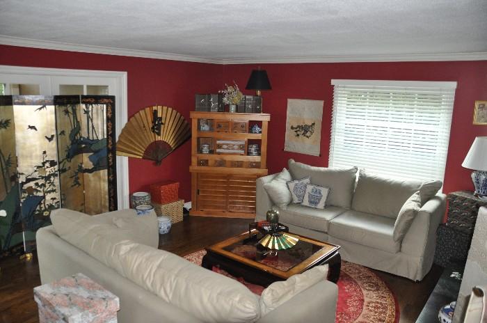 Fantastic family room filled with authentic Japanese home furnishings!