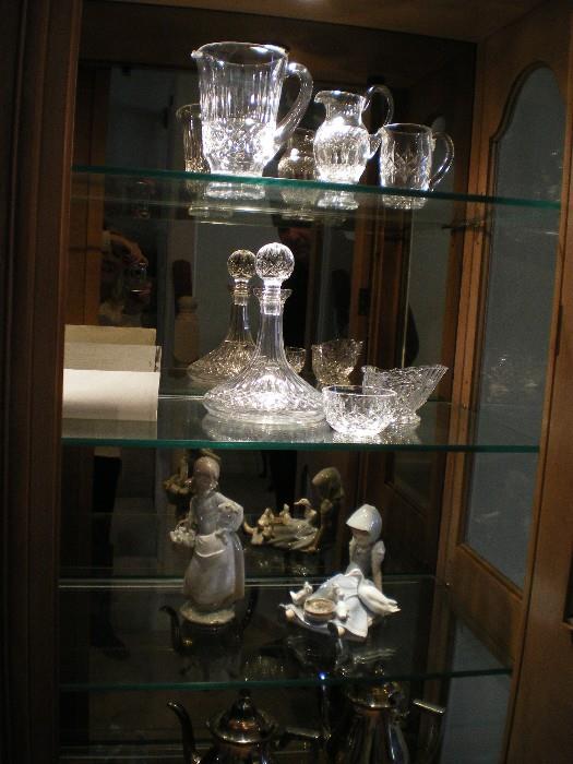 LOTS of WATERFORD CRYSTAL & LLADRO PIECES