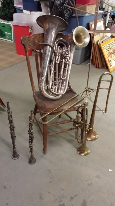 Vintage musical instruments