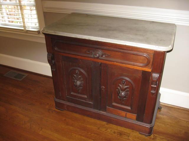 Victorian marble top washstand