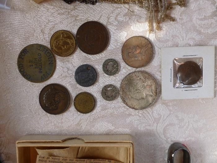 Old Tokens &  Coins...  1823 Half Penny