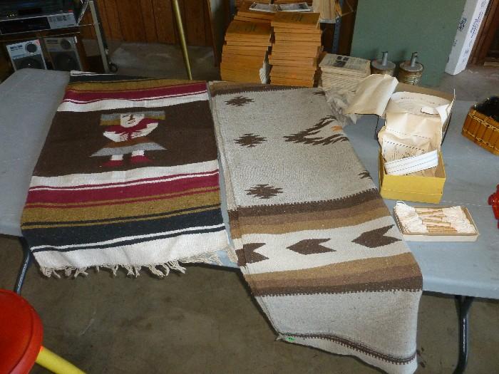 Native American woven rugs