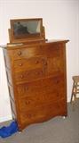 Antique Oak Chest of Drawers...Hard to find in this condition