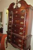 Mahogany Highboy Dresser