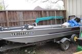 Aluminum Boat/Motor/Trailer