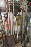 Few of the yard tools