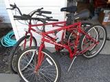 2 Fuji bikes, with extras, these bikes are completely collapsible, fold flat